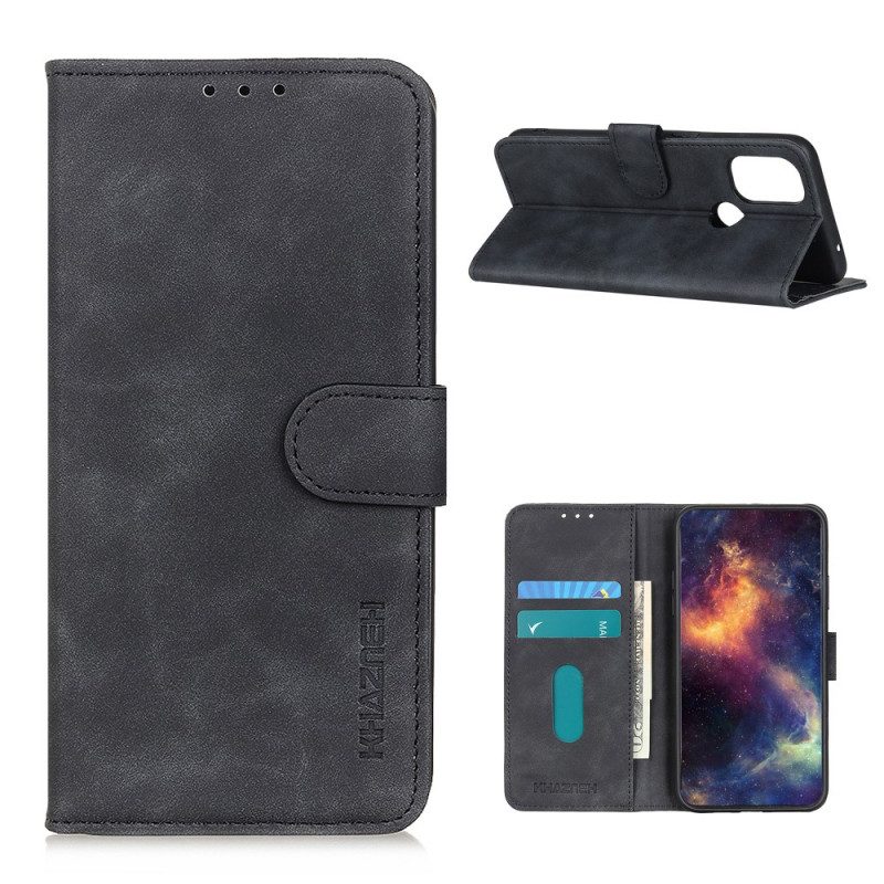 Flip Case voor OnePlus Nord N10 Khazneh Vintage Leereffect