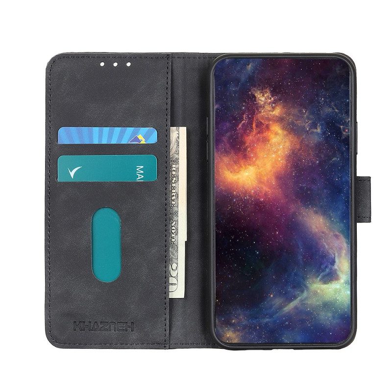 Flip Case voor OnePlus Nord N10 Khazneh Vintage Leereffect