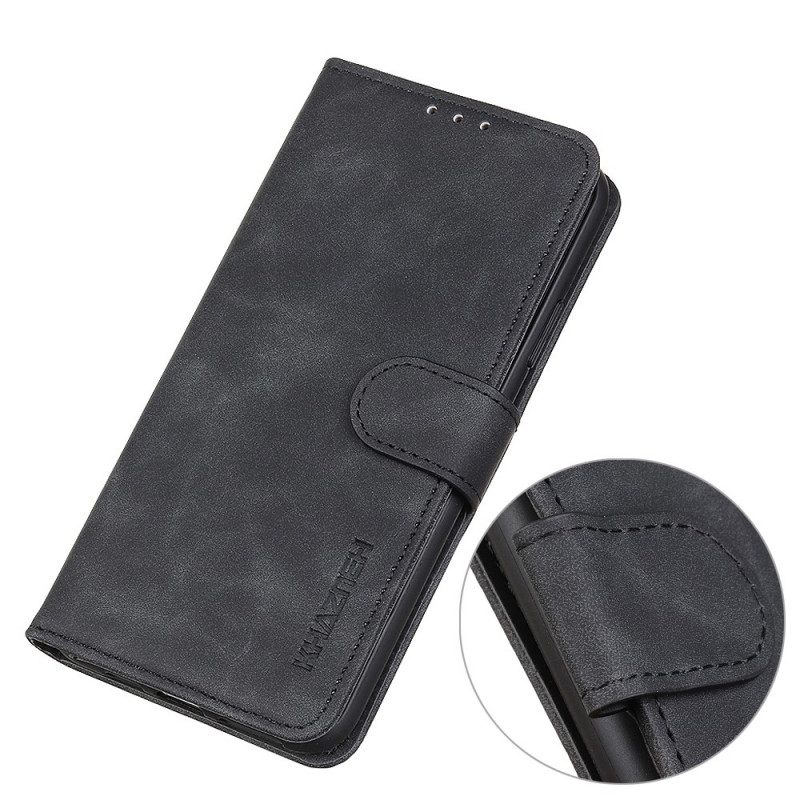 Flip Case voor OnePlus Nord N10 Khazneh Vintage Leereffect