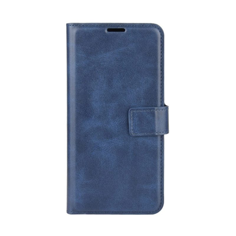 Flip Case voor OnePlus Nord N10 Slank Extreem Leereffect