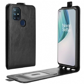 Folio-hoesje voor OnePlus Nord N10 Flip Case Verticale Flap Leer Effect