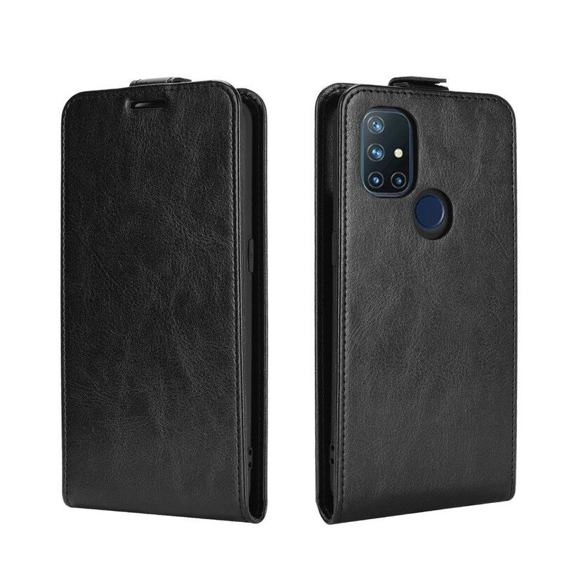 Folio-hoesje voor OnePlus Nord N10 Flip Case Verticale Flap Leer Effect