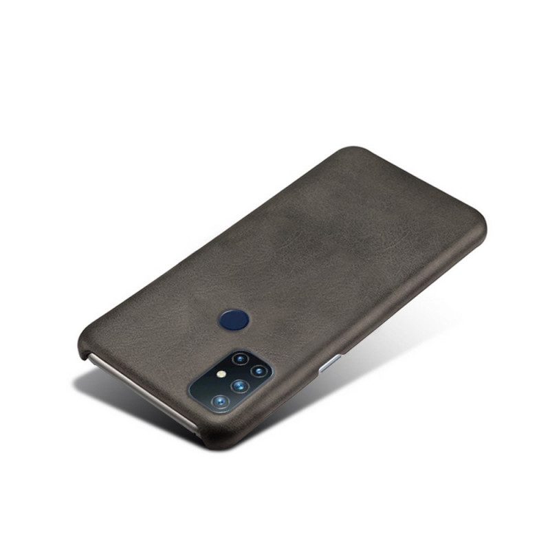 Hoesje voor OnePlus Nord N10 Ksq Leereffect