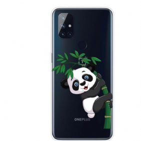 Hoesje voor OnePlus Nord N10 Naadloze Panda Op Bamboe