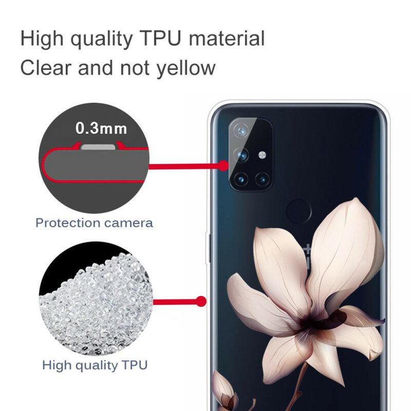 Hoesje voor OnePlus Nord N10 Premium Bloemen