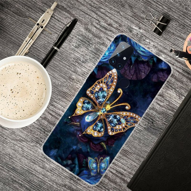 Hoesje voor OnePlus Nord N10 Vlinder Luxe