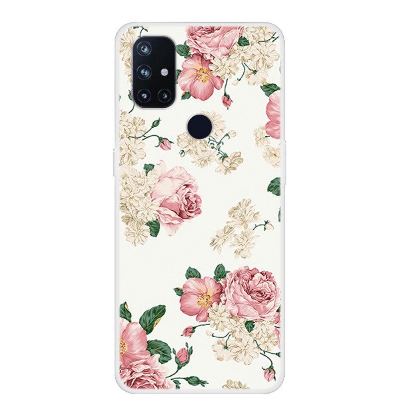 Hoesje voor OnePlus Nord N10 Vrijheid Bloemen