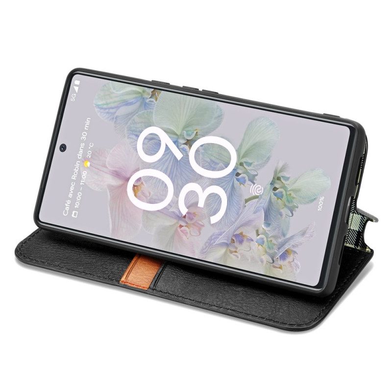 Bescherming Hoesje voor Google Pixel 6A Folio-hoesje 3d Patroon