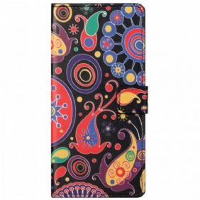 Folio-hoesje voor Google Pixel 6A Galaxy Patroon