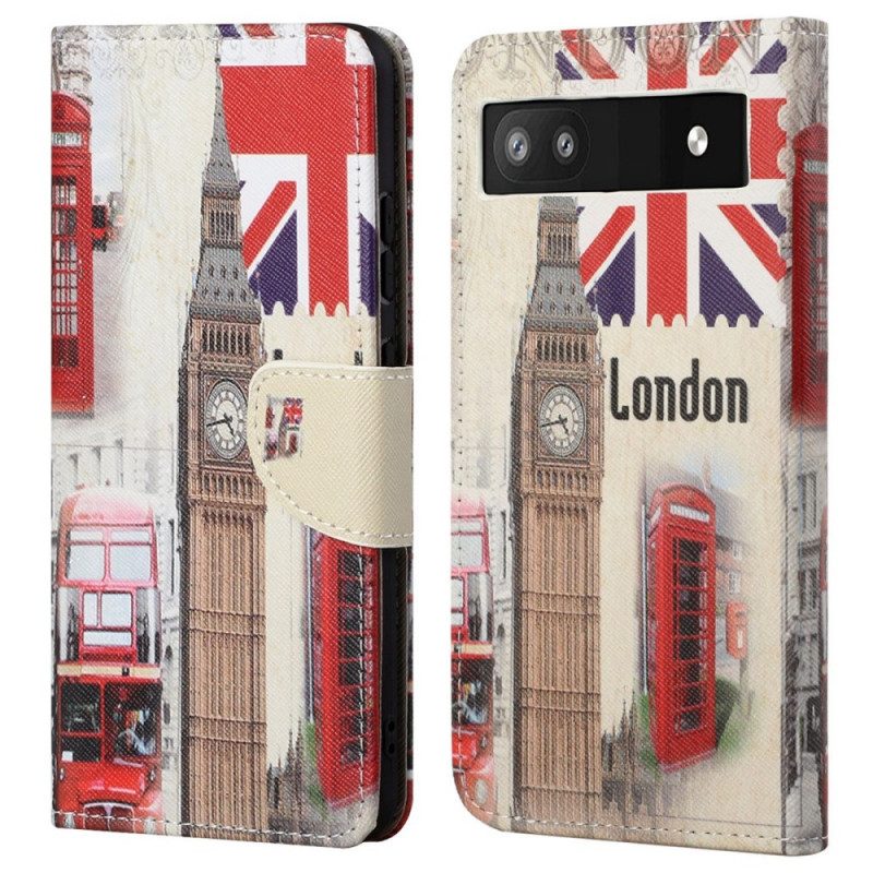 Folio-hoesje voor Google Pixel 6A Londen