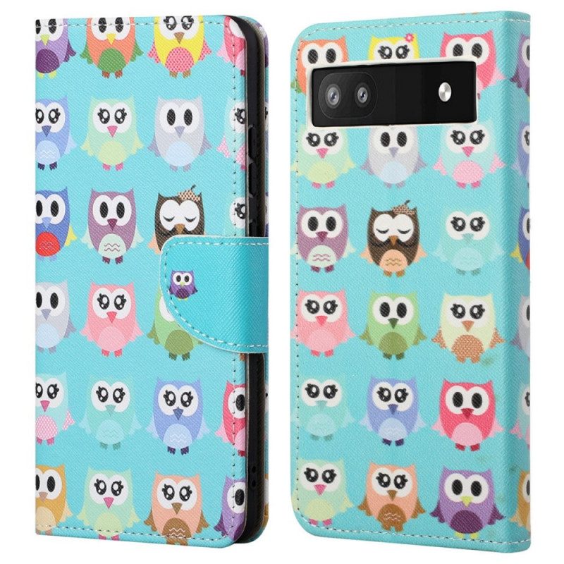 Leren Hoesje voor Google Pixel 6A Clan Van Uilen