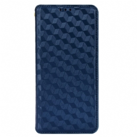 Bescherming Hoesje voor OnePlus Nord N100 Folio-hoesje 3d Diamant Leereffect