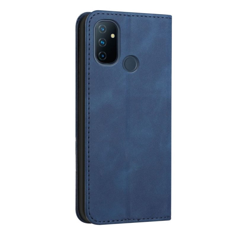 Bescherming Hoesje voor OnePlus Nord N100 Folio-hoesje S-design In Leerstijl