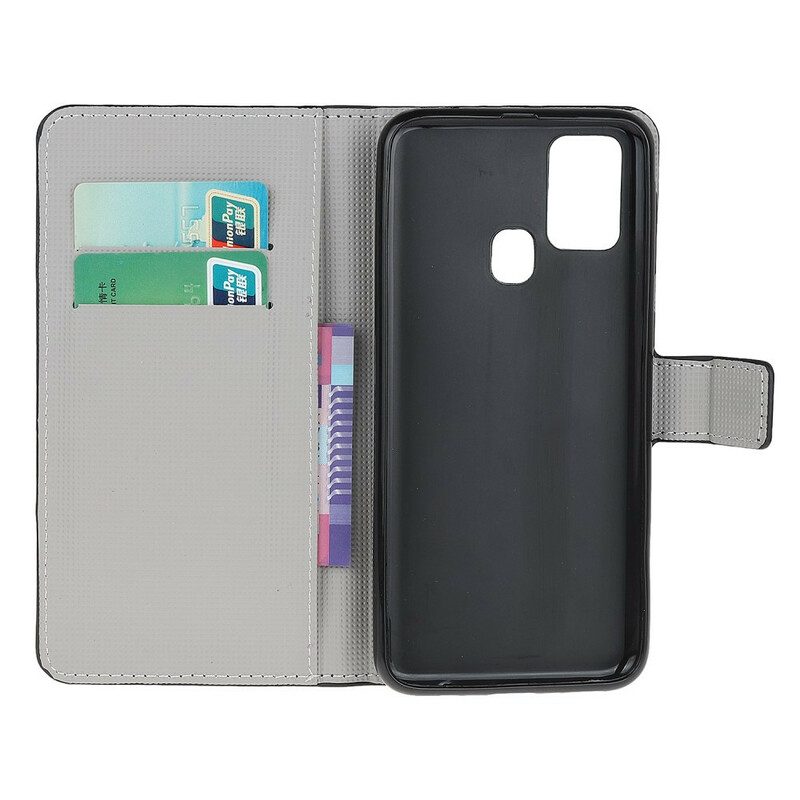 Flip Case voor OnePlus Nord N100 Galaxy-ontwerp