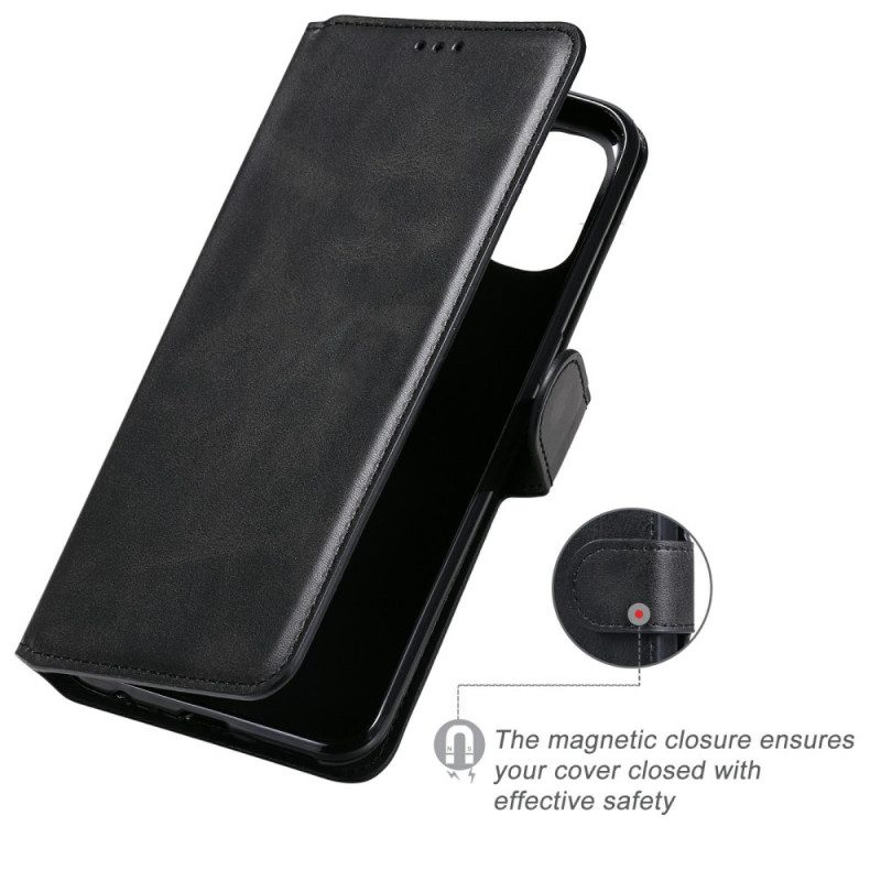 Flip Case voor OnePlus Nord N100 Vintage Lederen Stijl