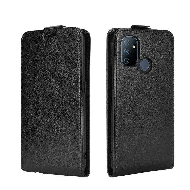 Folio-hoesje voor OnePlus Nord N100 Flip Case Verticale Flap Leer Effect