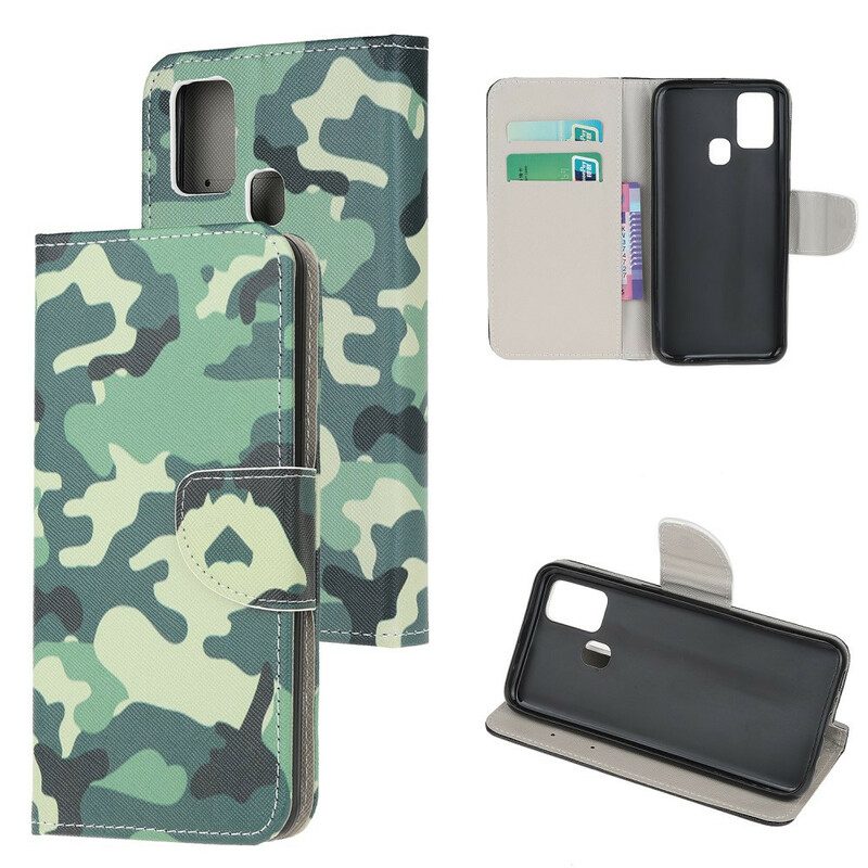 Folio-hoesje voor OnePlus Nord N100 Militaire Camouflage