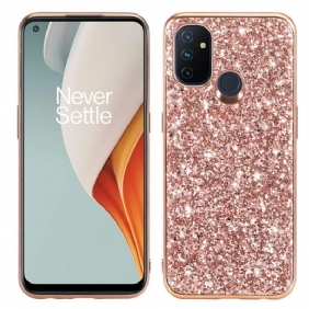 Hoesje voor OnePlus Nord N100 Glitter Hybride