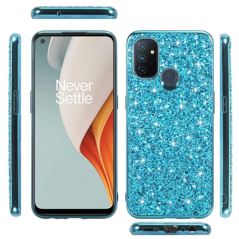 Hoesje voor OnePlus Nord N100 Glitter Hybride