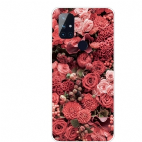 Hoesje voor OnePlus Nord N100 Intense Bloemen