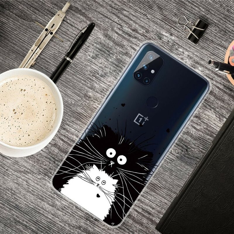 Hoesje voor OnePlus Nord N100 Kijk Naar De Katten