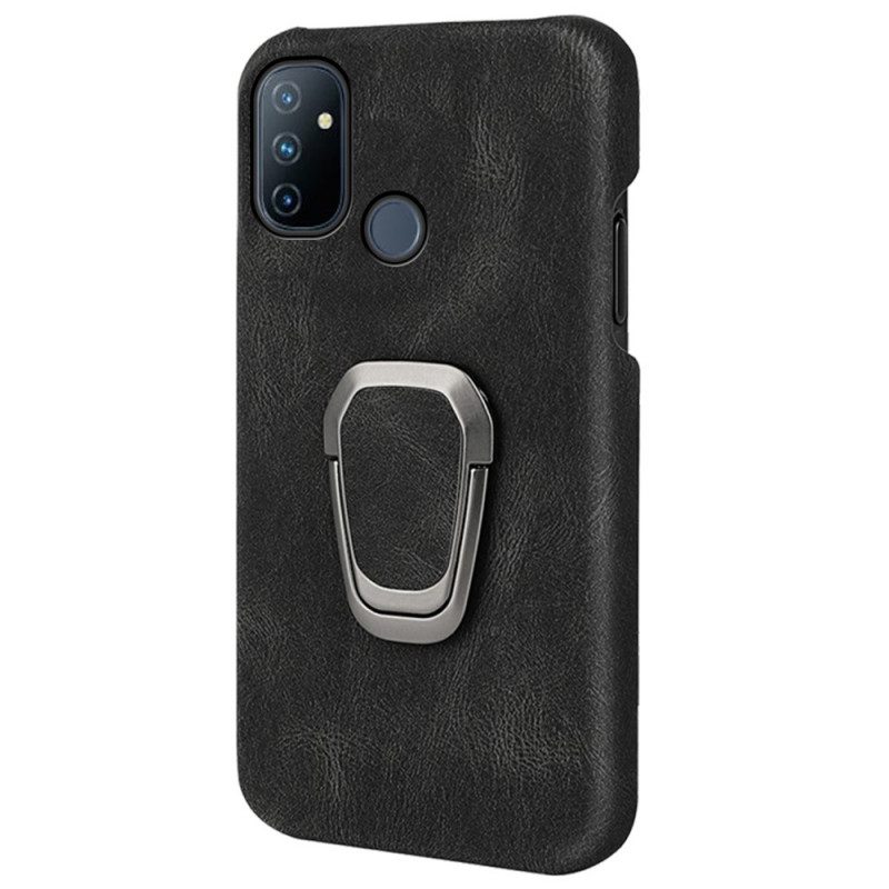 Hoesje voor OnePlus Nord N100 Leather Effect Ring-ondersteuning Nieuwe Kleuren