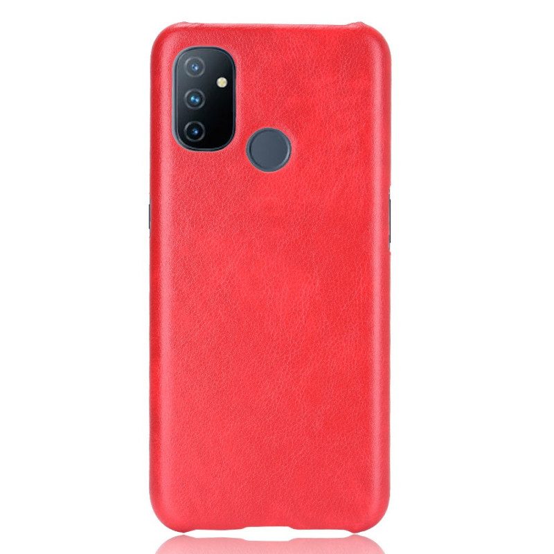 Hoesje voor OnePlus Nord N100 Litchi Performance Leereffect