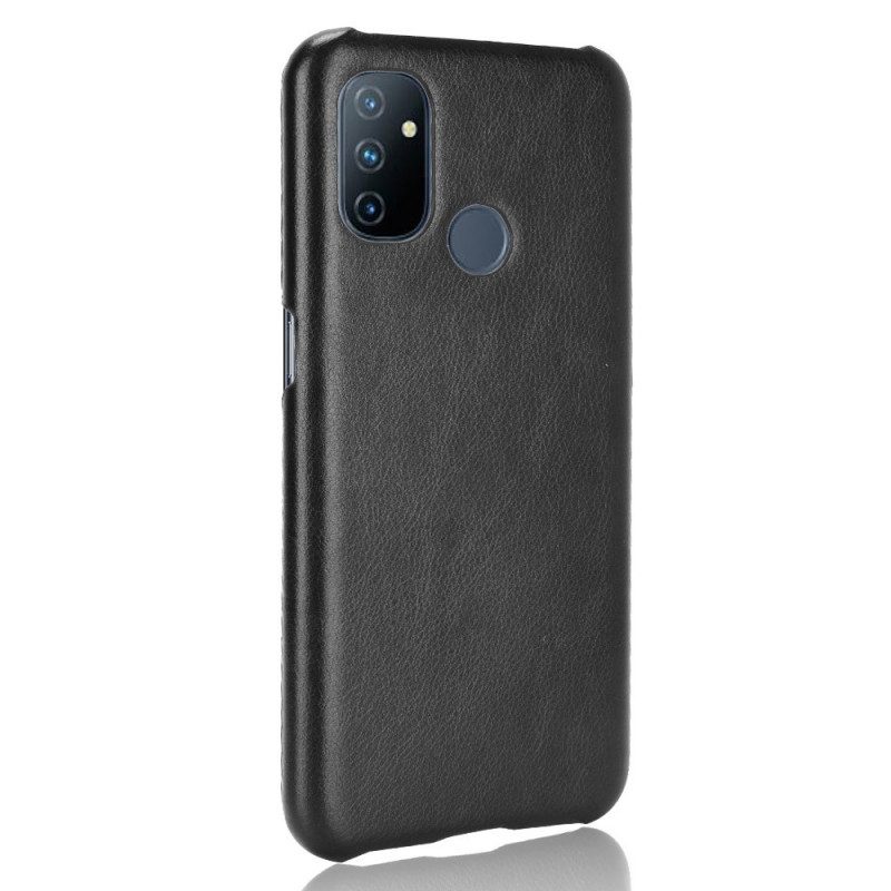 Hoesje voor OnePlus Nord N100 Litchi Performance Leereffect