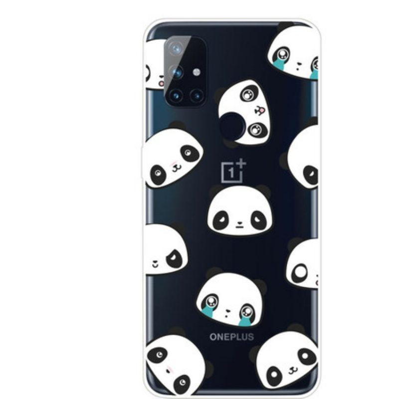 Hoesje voor OnePlus Nord N100 Sentimentele Panda's