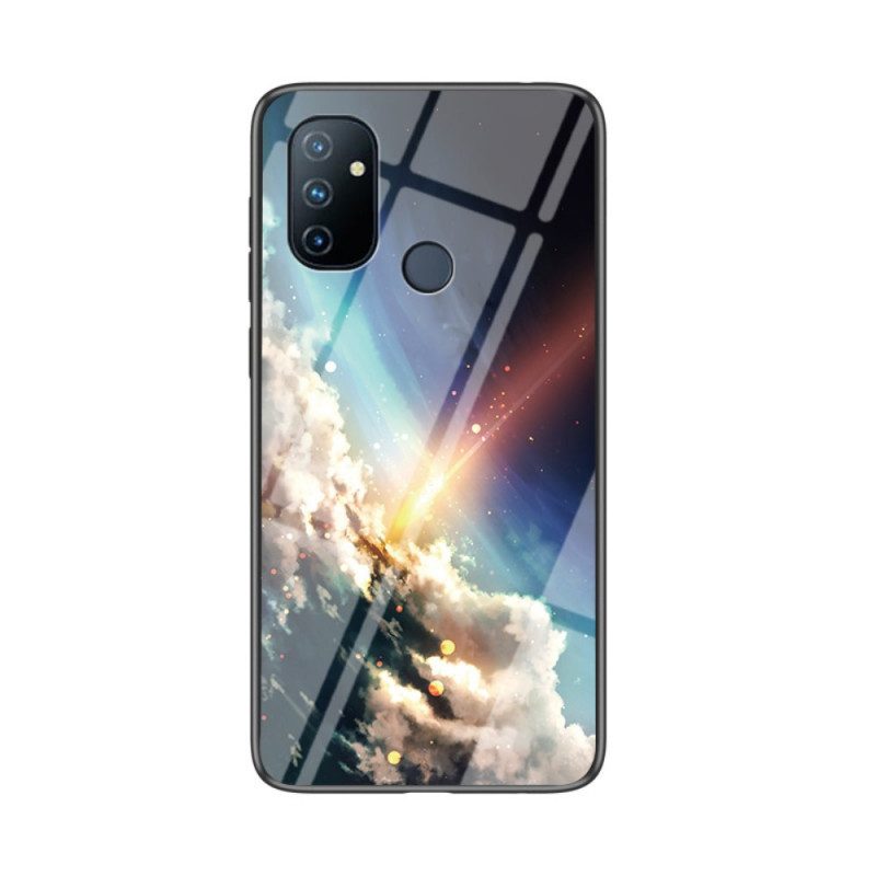 Hoesje voor OnePlus Nord N100 Sterrenhemel Gehard Glas