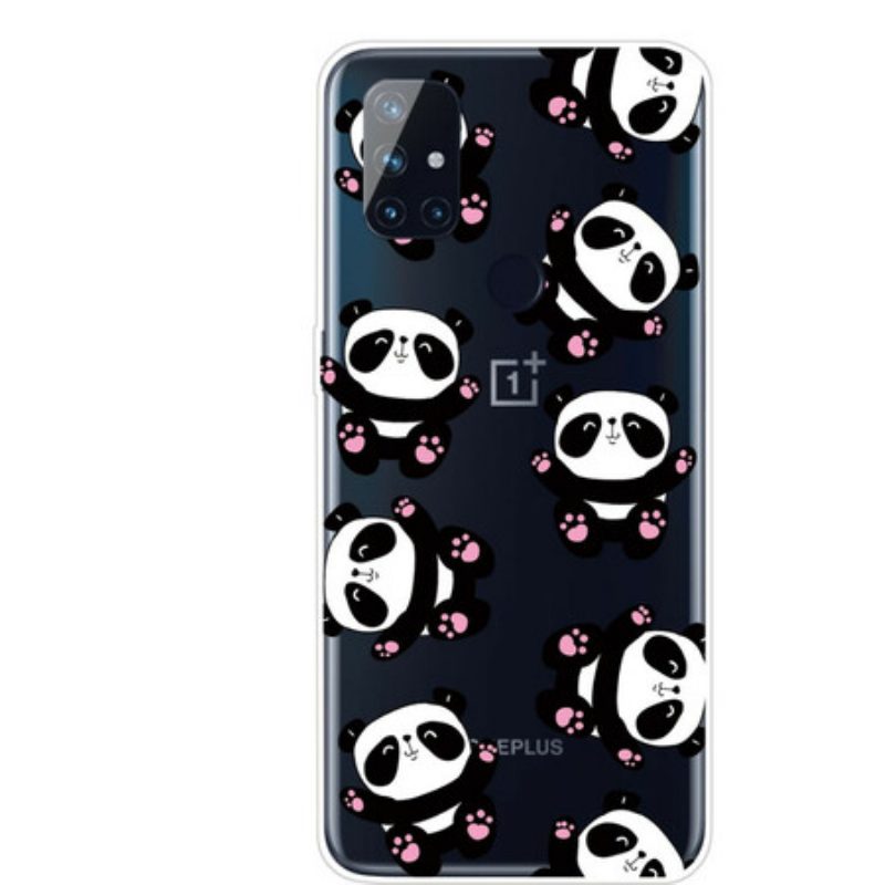 Hoesje voor OnePlus Nord N100 Top Panda's Plezier