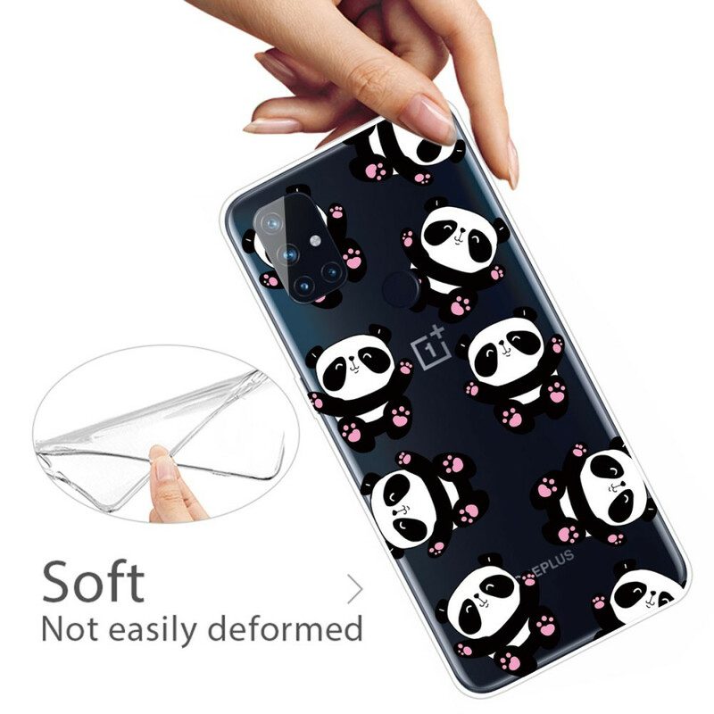 Hoesje voor OnePlus Nord N100 Top Panda's Plezier