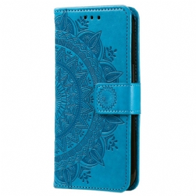 Bescherming Hoesje Xiaomi Redmi Note 13 Pro Plus 5g Mandala Zon Met Riem