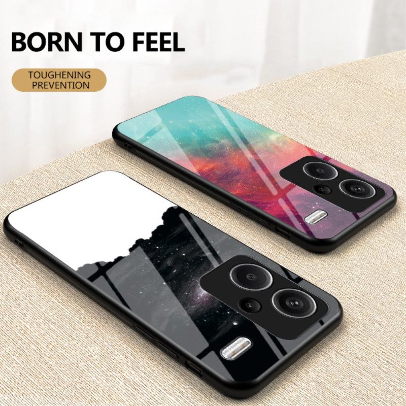 Cover Hoesje Xiaomi Redmi Note 13 Pro Plus 5g Telefoonhoesje Droom Sterrenhemel Gehard Glas