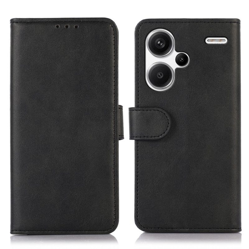 Flip Case Leren Xiaomi Redmi Note 13 Pro Plus 5g Schokbestendig