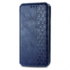 Folio-hoesje Voor Xiaomi Redmi Note 13 Pro Plus 5g Vintage Ruitpatroon