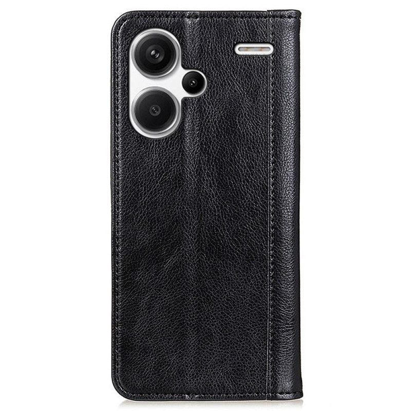 Folio-hoesje Xiaomi Redmi Note 13 Pro Plus 5g Retro Splitleer