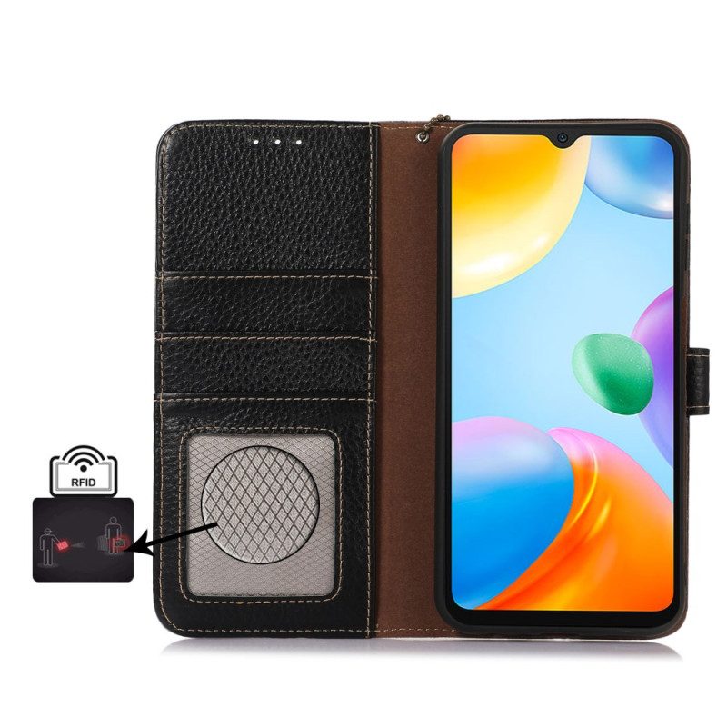 Folio-hoesje Xiaomi Redmi Note 13 Pro Plus 5g Telefoonhoesje Litchi-textuur En Rfid-blokkering