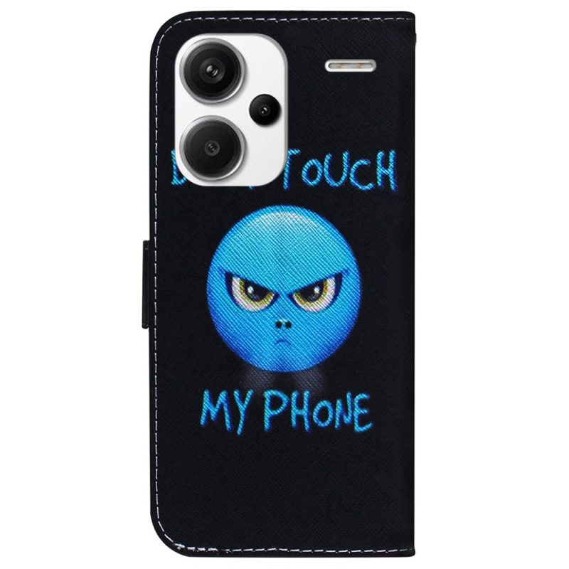 Folio-hoesje Xiaomi Redmi Note 13 Pro Plus 5g Telefoonhoesje Telefoon-emoji