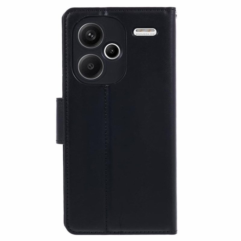 Leren Hoesje Xiaomi Redmi Note 13 Pro Plus 5g Molenserie Hanman Bescherming Hoesje