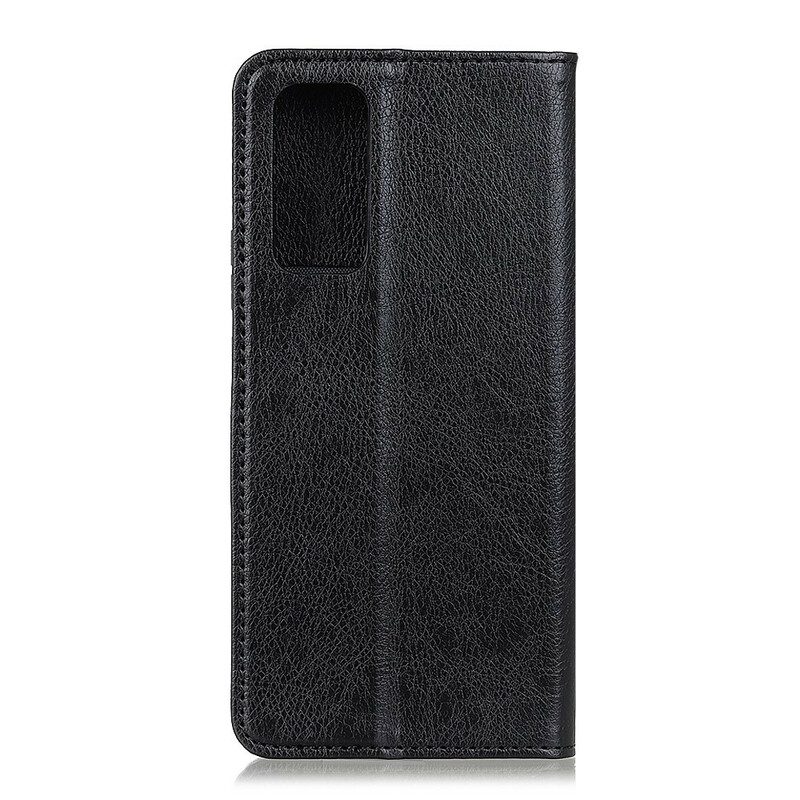 Bescherming Hoesje voor Samsung Galaxy S20 FE Folio-hoesje Elegantie Split Litchi Leer