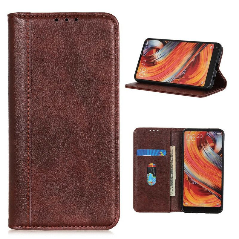 Bescherming Hoesje voor Samsung Galaxy S20 FE Folio-hoesje Klassiek Gespleten Litchi-leer