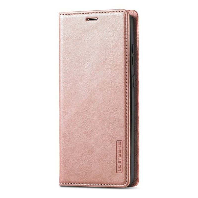 Bescherming Hoesje voor Samsung Galaxy S20 FE Folio-hoesje Lc.imeeke Ledereffect