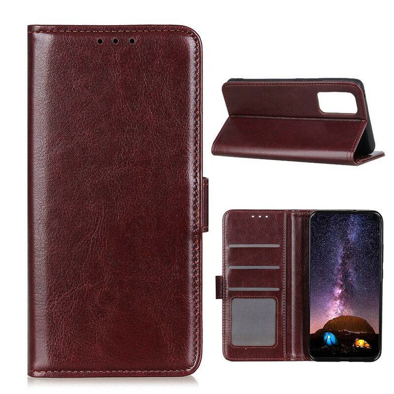 Flip Case voor Samsung Galaxy S20 FE Klassieke Lederen Stijl