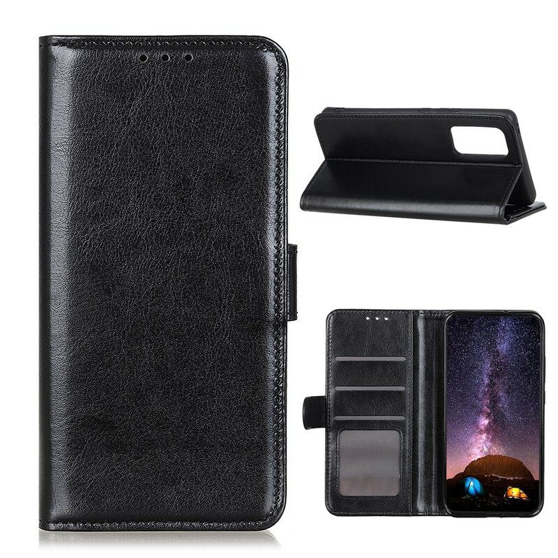 Flip Case voor Samsung Galaxy S20 FE Klassieke Lederen Stijl