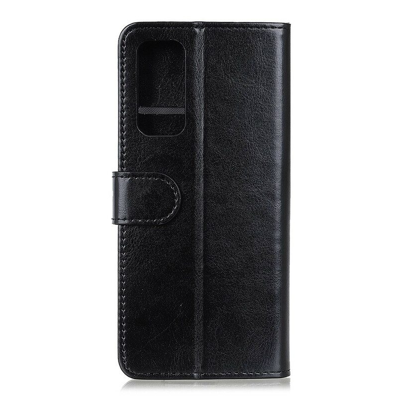 Flip Case voor Samsung Galaxy S20 FE Klassieke Lederen Stijl