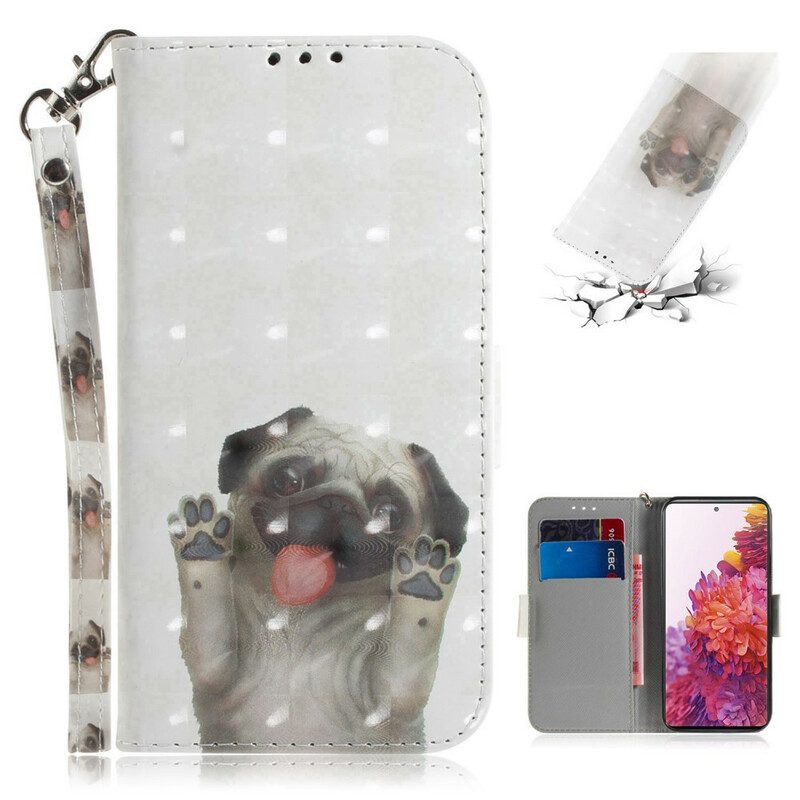 Flip Case voor Samsung Galaxy S20 FE Met Ketting Hou Van Mijn Hondenriem