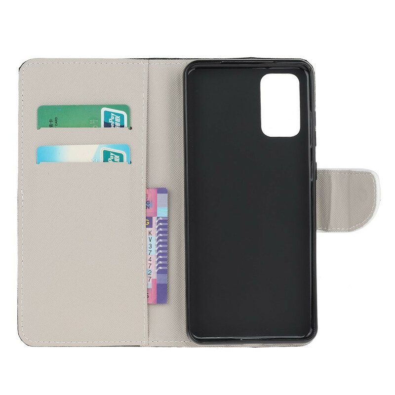 Flip Case voor Samsung Galaxy S20 FE Retro Eiffeltoren