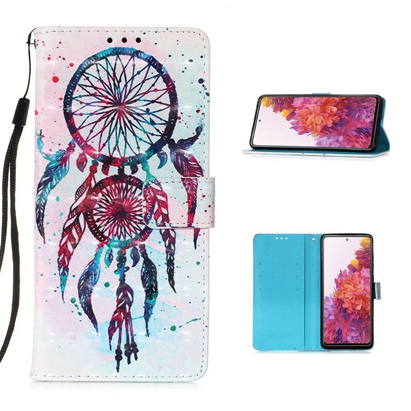 Folio-hoesje voor Samsung Galaxy S20 FE Aquarel Dromenvanger