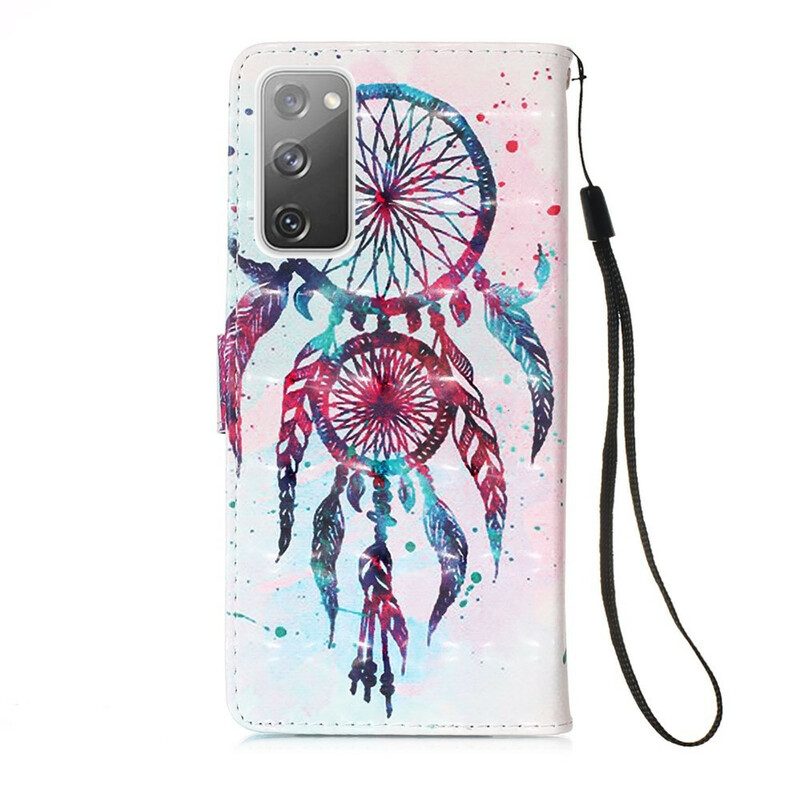 Folio-hoesje voor Samsung Galaxy S20 FE Aquarel Dromenvanger